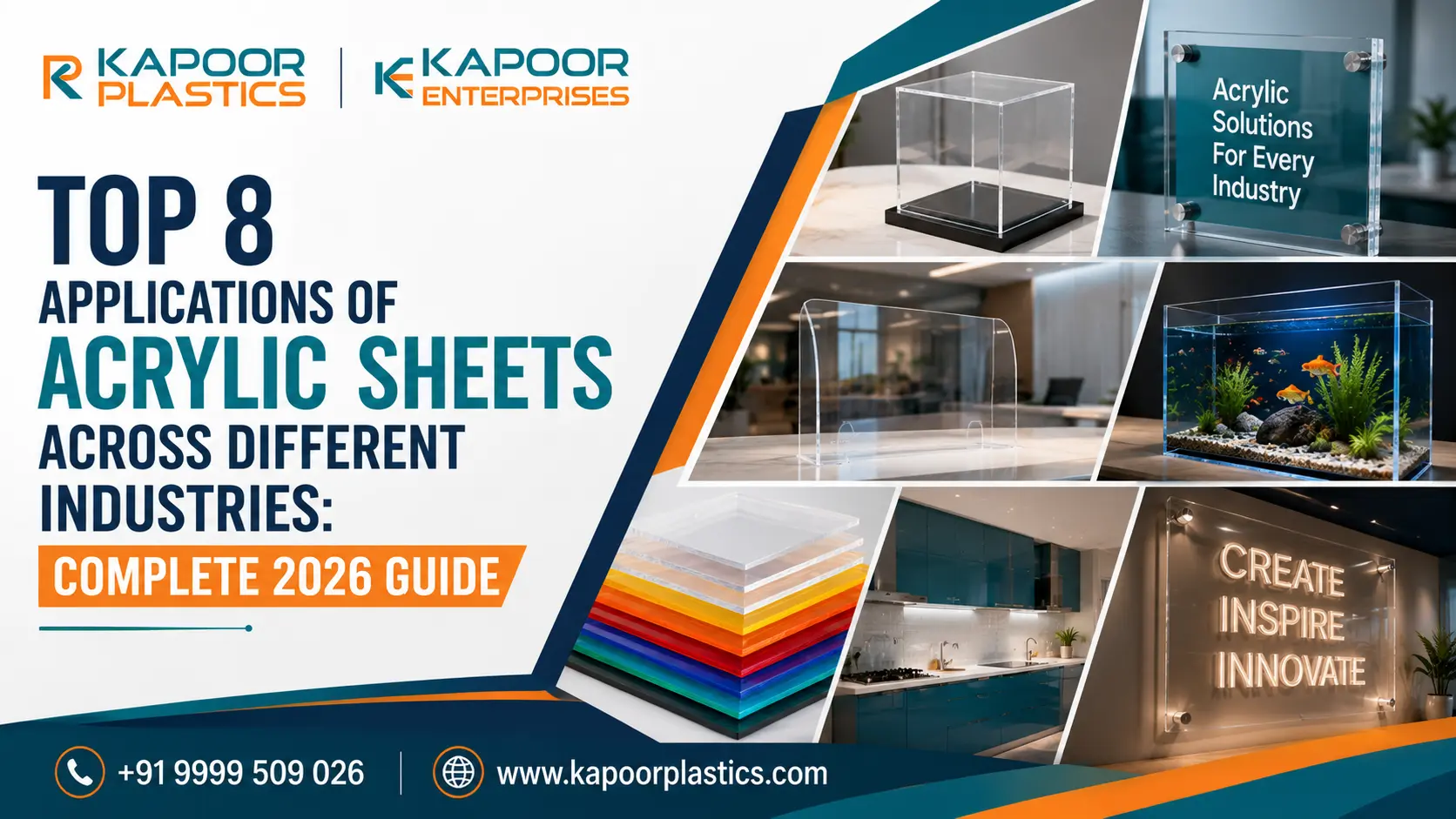 Top 8 Applications Of Acrylic Sheets Across Different Industries Complete 2026 Guide Top 8 Applications Of Acrylic Sheets Across Different Industries Complete 2026 Guide