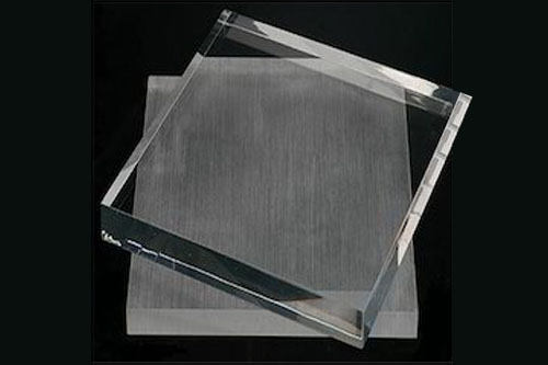 Transparent shop acrylic sheet